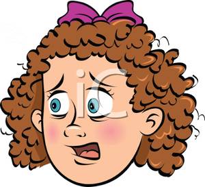 300x273 Clip Art Curly Hair Clipart Panda