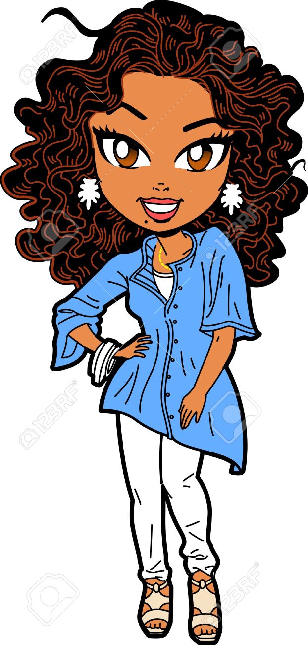 622x1300 Black Hair Clipart Afro