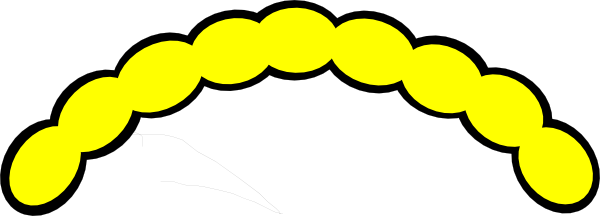 600x216 Blond Curly Hair Clip Art