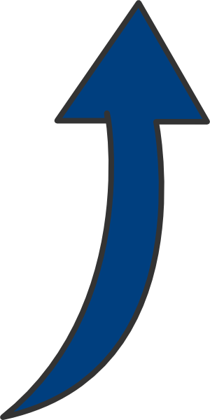 300x600 Graphics For Transparent Curved Arrow Graphics