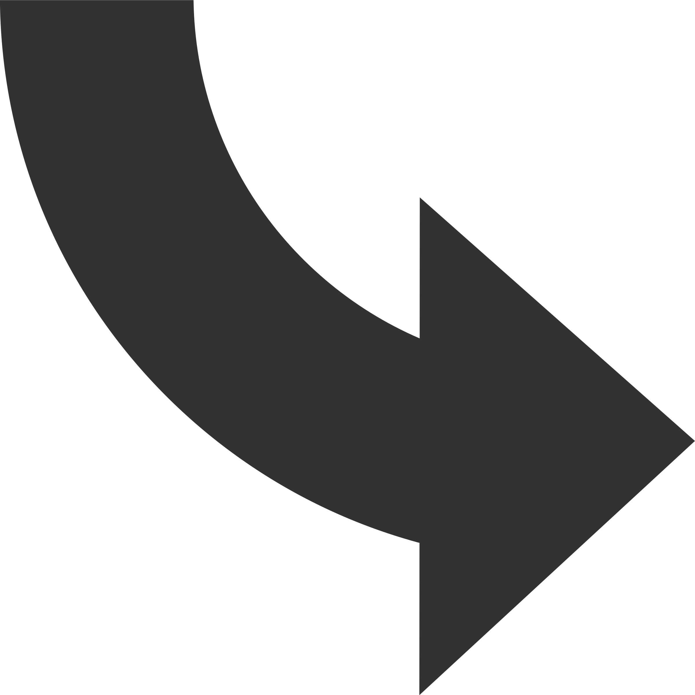 2400x2400 Curved Arrow Down Right Transparent Png