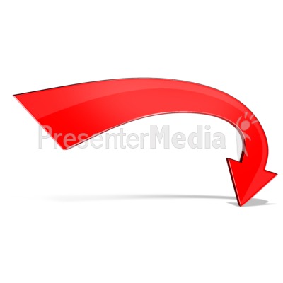 400x400 Stylized Curved Arrow