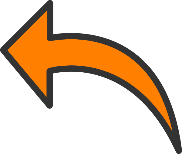 600x509 Orange Arrow Clip Art