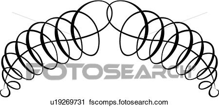 450x221 Clipart Of Curved Header Calligraphic Design U19269731