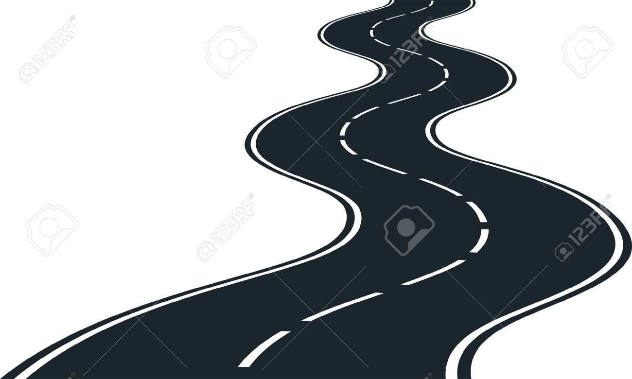1300x780 Highway Clipart Curve Road