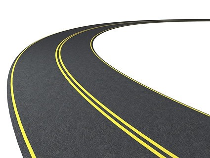 425x319 Roadway Clipart