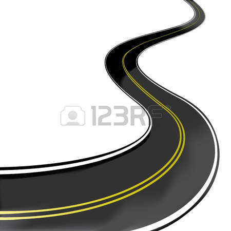 450x450 Roadway Clipart Curved Road