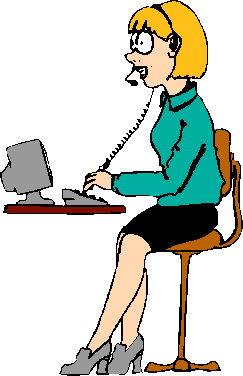 490x757 Customer Service Clipart