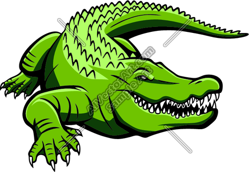 500x345 Head Clipart Crocodile