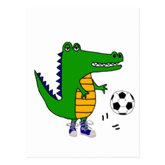 324x324 Cartoon Alligator Postcards Zazzle