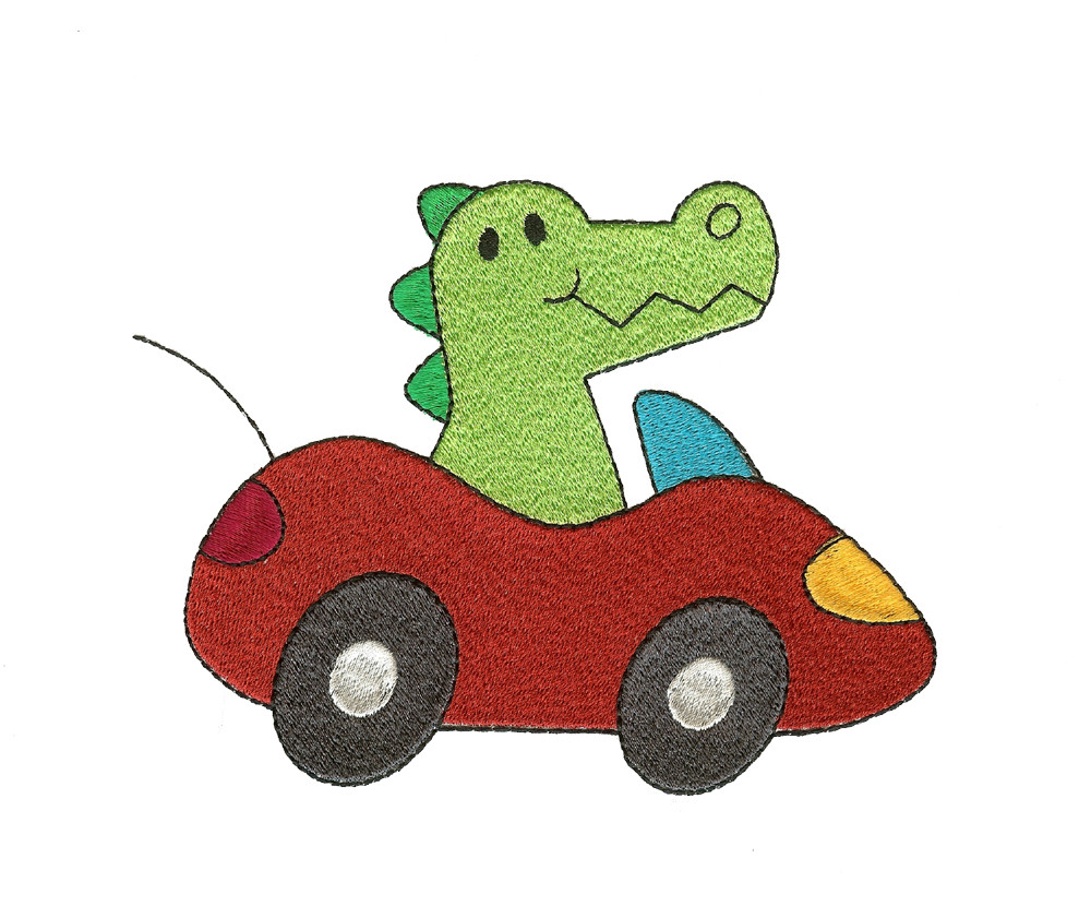 1000x830 Cute Alligator In Car Filled