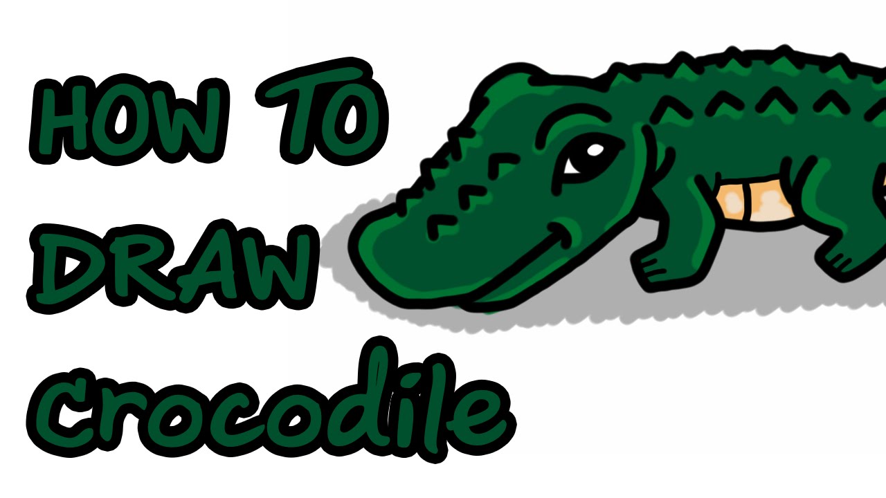 1280x720 How To Draw Crocodile