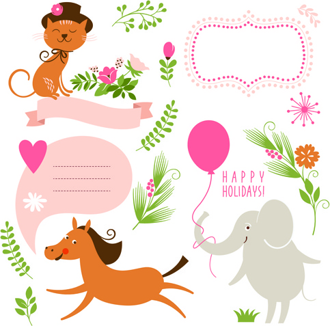 483x477 Cute Animal Clip Art Free Vector Download (214,044 Free Vector