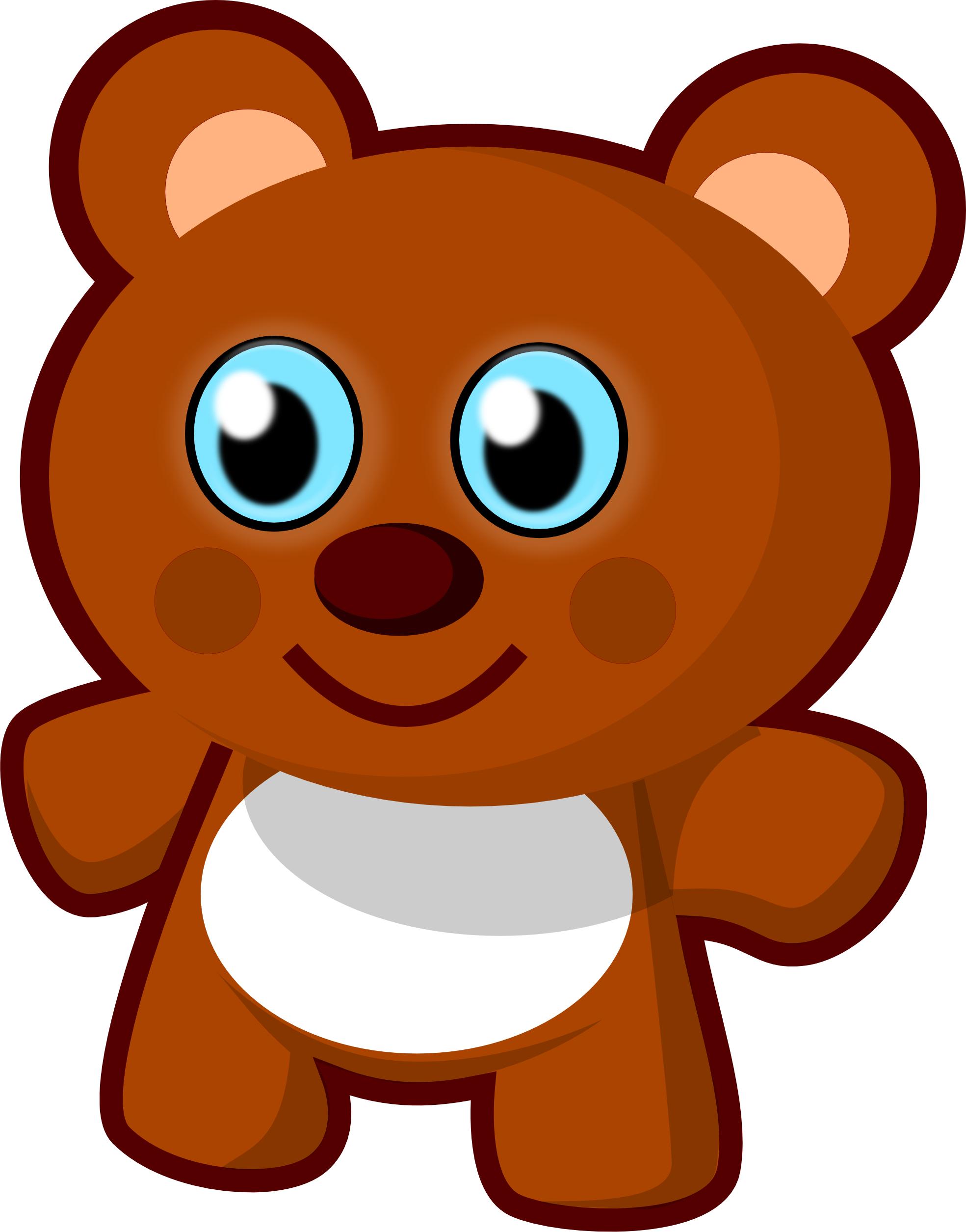 1969x2510 Free Clip Art Vector Design Of Little Bear Toy Svg Has Been