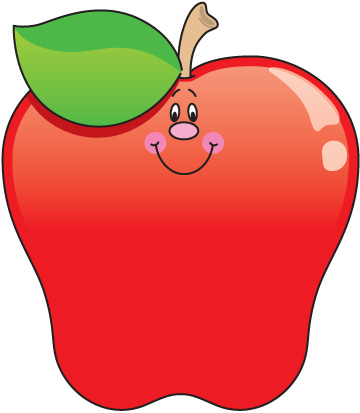 360x413 Cute Apple Clip Art Free Clipart Images 2 6