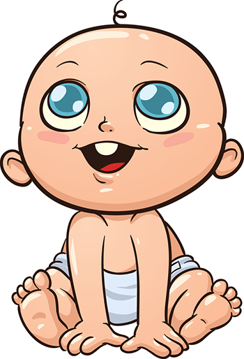 350x514 Cute Cartoon Baby