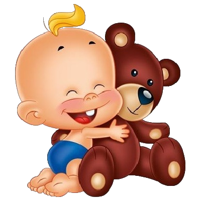 400x400 Images Are On A Transparent Background Cute Baby Holding Teddy