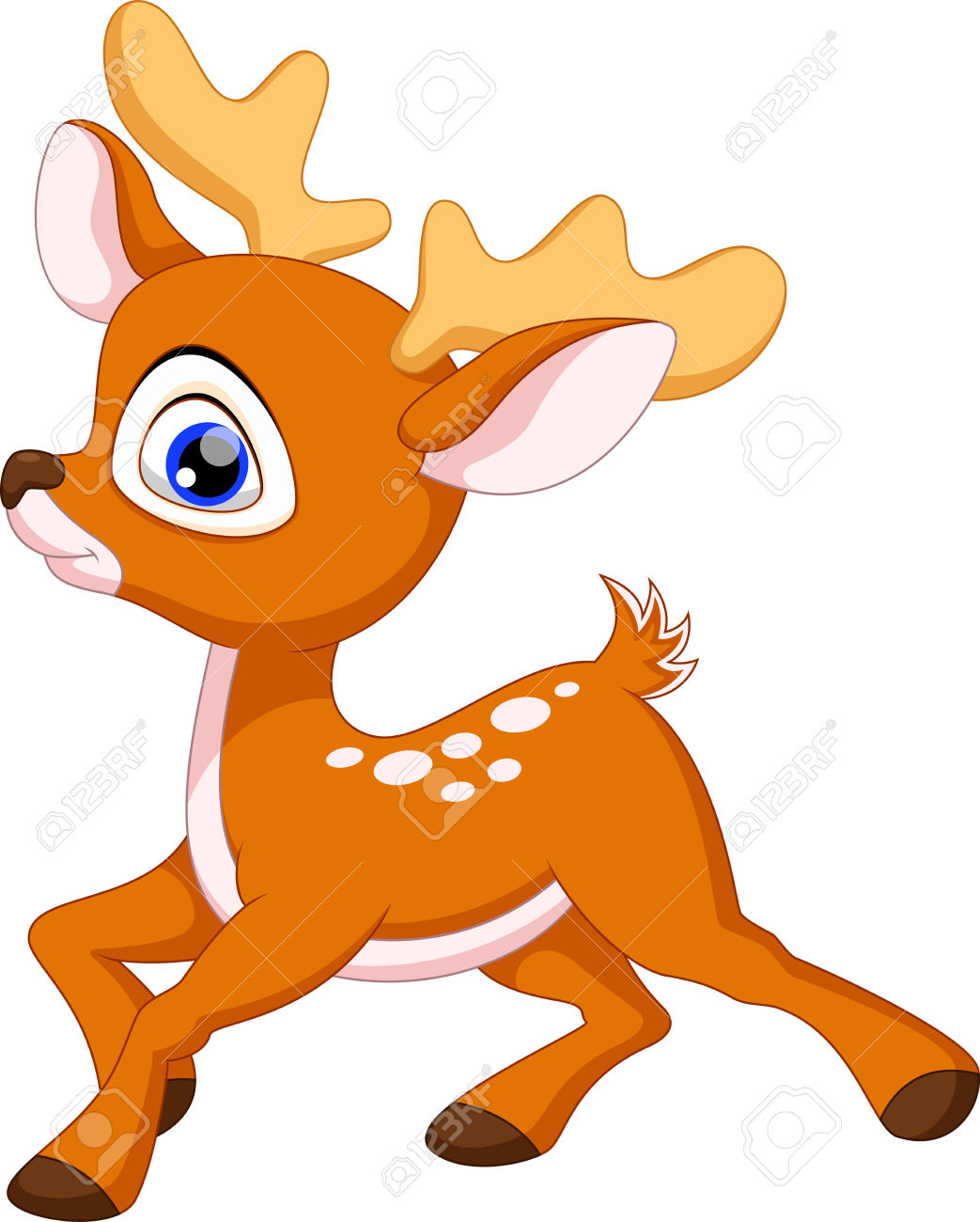 1043x1300 Cute Baby Deer Animals Clipart