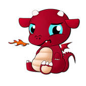 170x170 Cute Baby Dragon Cartoon Stock Illustrations