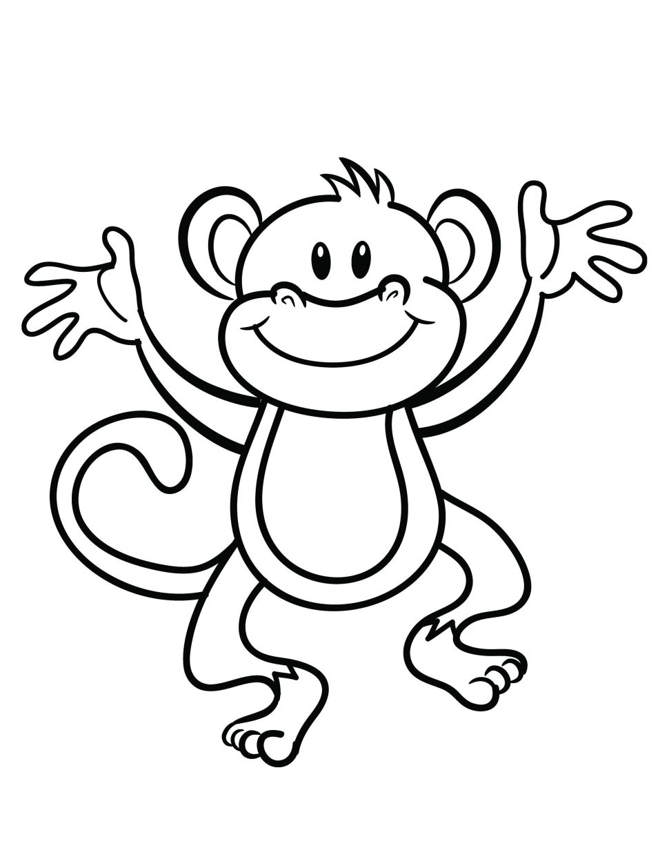 970x1229 Coloring Pages Nice Cute Baby Monkey Coloring Pages Cute Baby