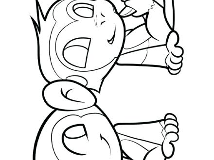 440x330 Baby Monkey Coloring Pages Cute Baby Monkey Coloring Pages