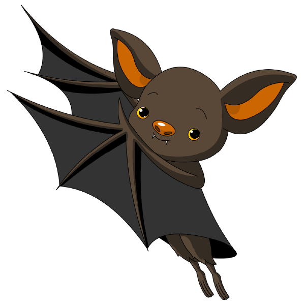 600x600 Little Bat Bats, Clip Art And Animal