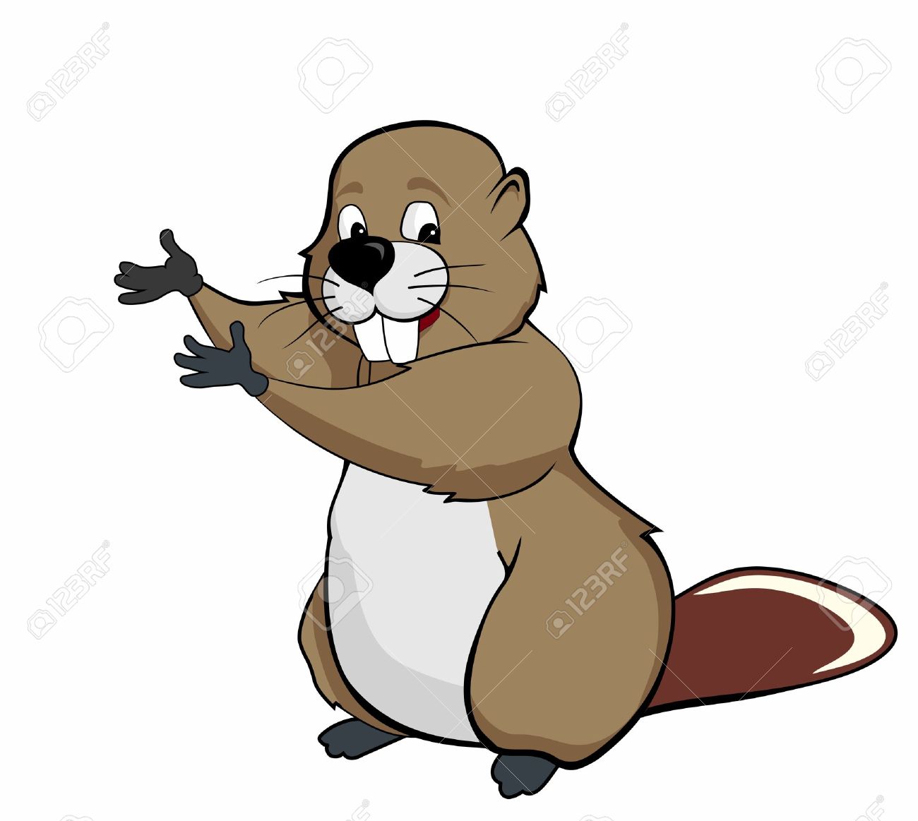 1300x1163 Beaver Clipart Funny