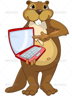 236x314 Cartoon Character Beaver Crees, Adorable, Animal, Art, Beaver