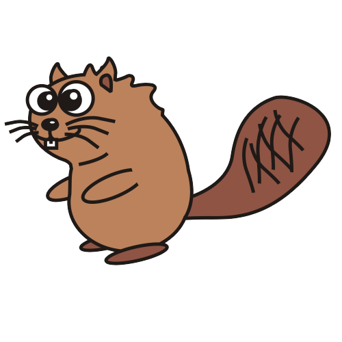 500x500 Beaver Clipart