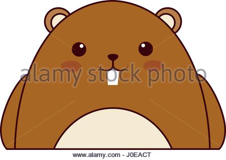 450x318 Beaver Clipart Kawaii