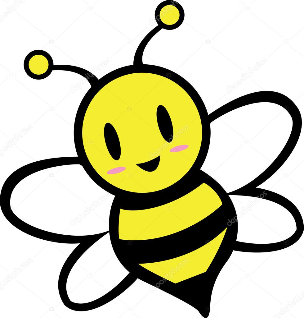 980x1023 Cute Bee Showing Stock Vector Dsgdessert