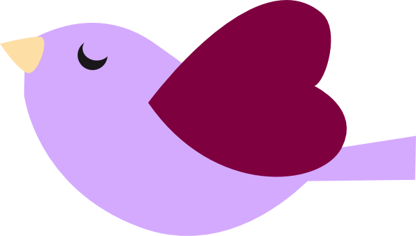 600x341 Purple Bird Clip Art