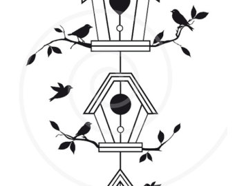 340x270 Birds Nest Clip Art Etsy