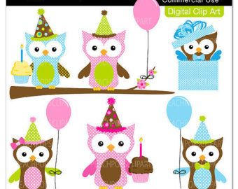 340x270 Happy Birthday Owl Clipart