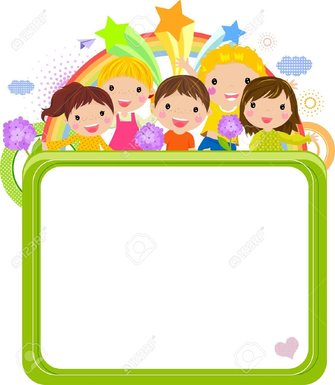 1129x1300 Cute School Border Clipart Background Ppt Craft