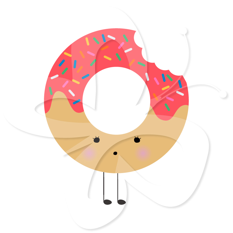 801x800 Donut Clipart