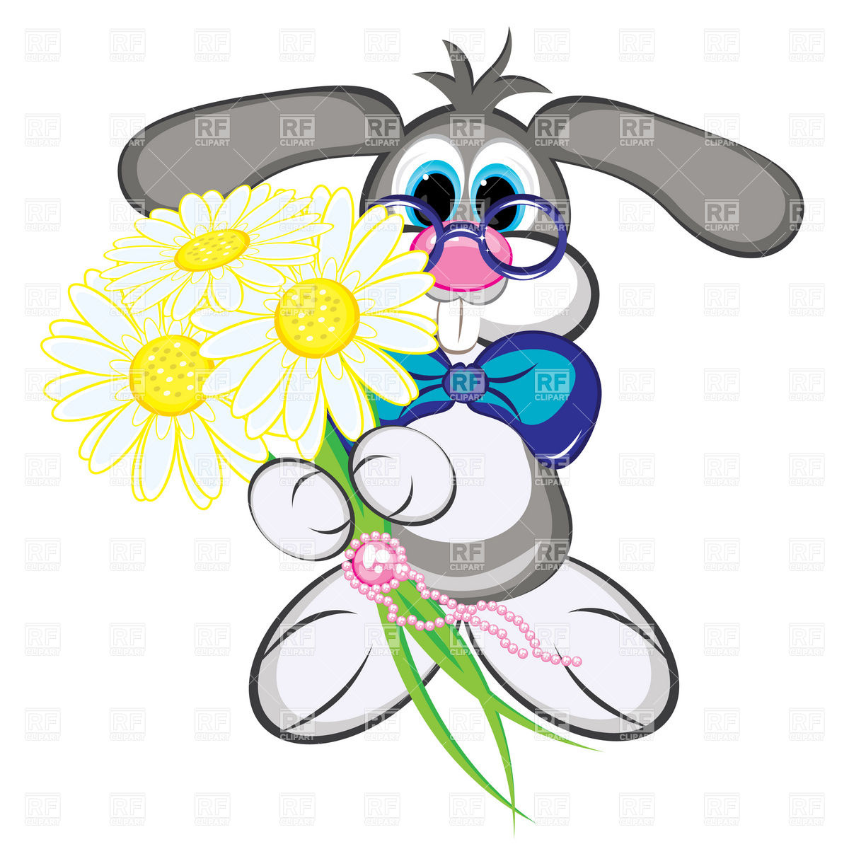 1200x1200 Cute Boy In Bunny Suit Royalty Free Vector Clip Art Image