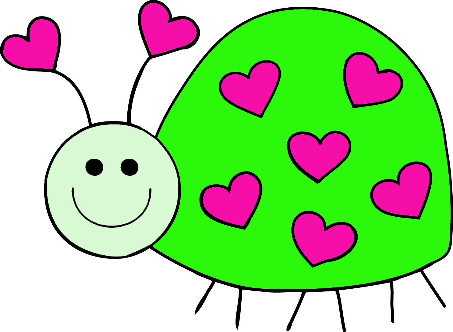 1483x1088 Bug Cute Insect Clipart Kid 2