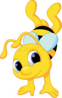 Cute Bumblebee Clipart