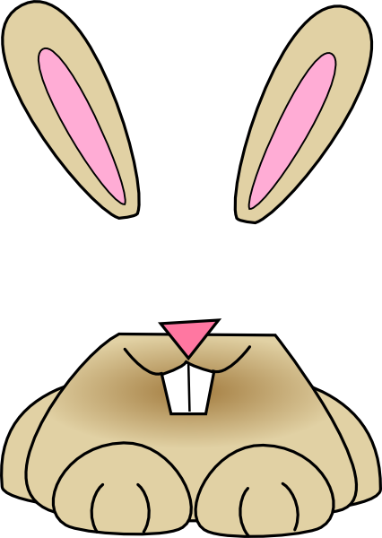 426x600 Cute Bunny Mine Clip Art