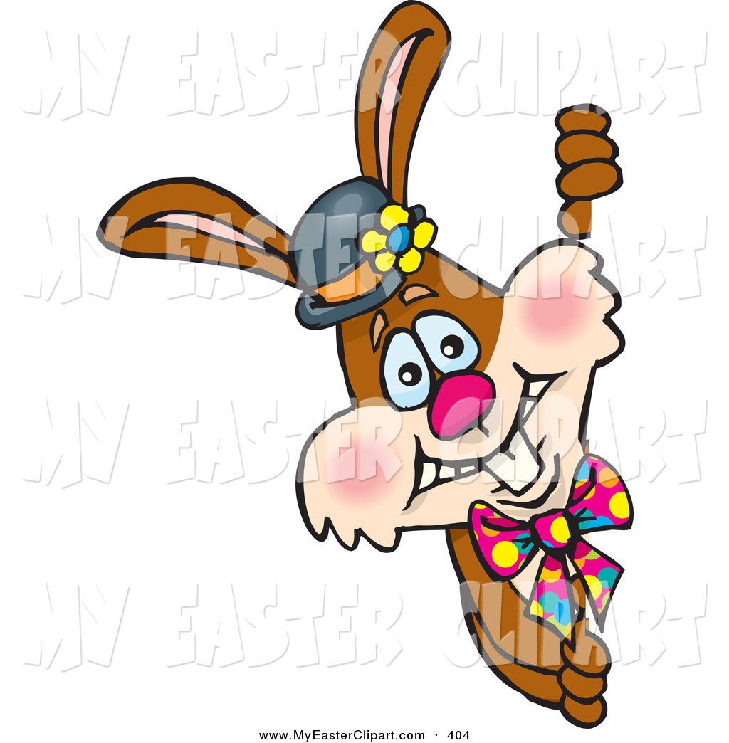 1024x1044 Clip Art Of A Cute Toothy Bunny Rabbit In A Hat And Tie, Looking