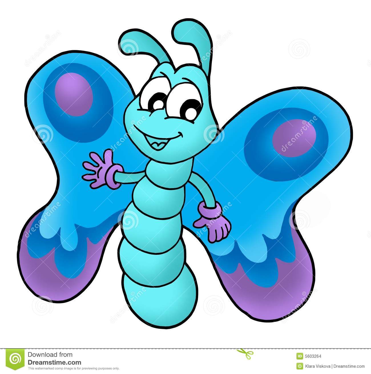 1300x1310 Cute Blue Butterfly