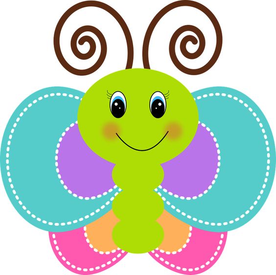 564x560 Cute Butterfly Clipart