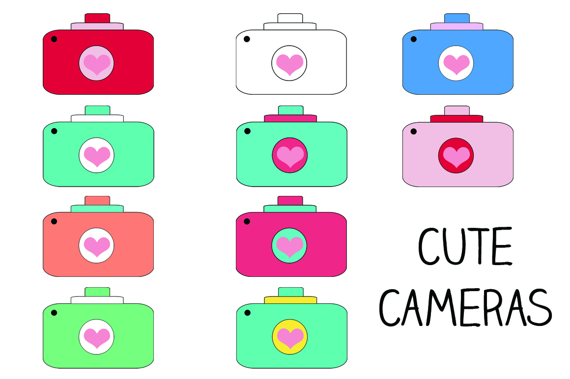 1160x772 Free Cute Camera Clipart Image