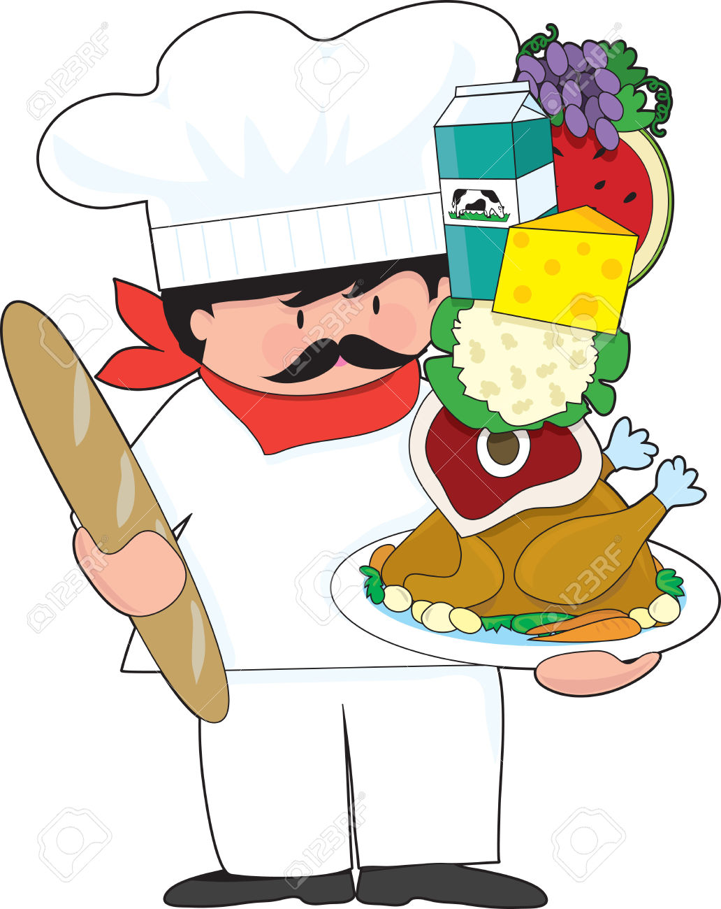 1032x1300 Food Clipart Cartoon