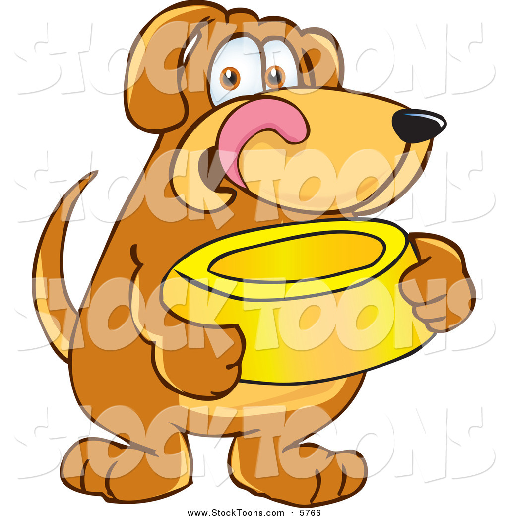 1024x1044 Stock Cartoon Of A Cute Brown Dog Mascot Cartoon Character Holding