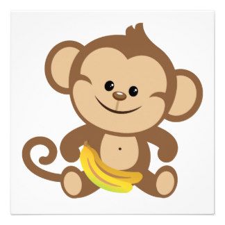 Cute Cartoon Monkey Clipart