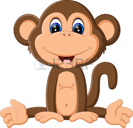 450x433 Cute Monkey Cartoon Stock Photo, Picture And Royalty Free Image
