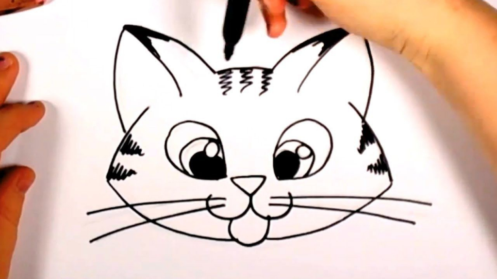 1024x576 How To Draw A Cute Cat