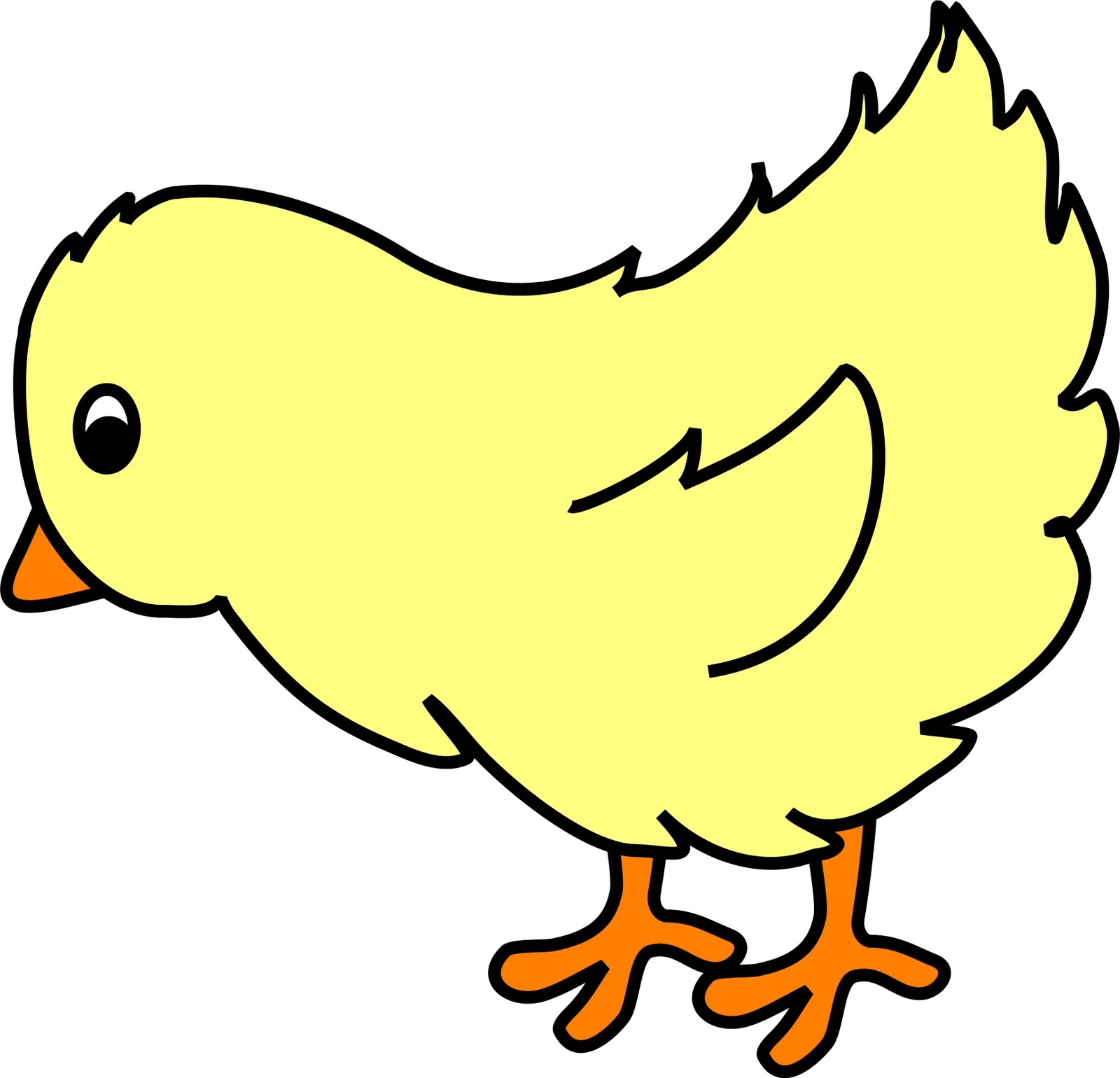 1600x1540 Baby Chicken Clipart